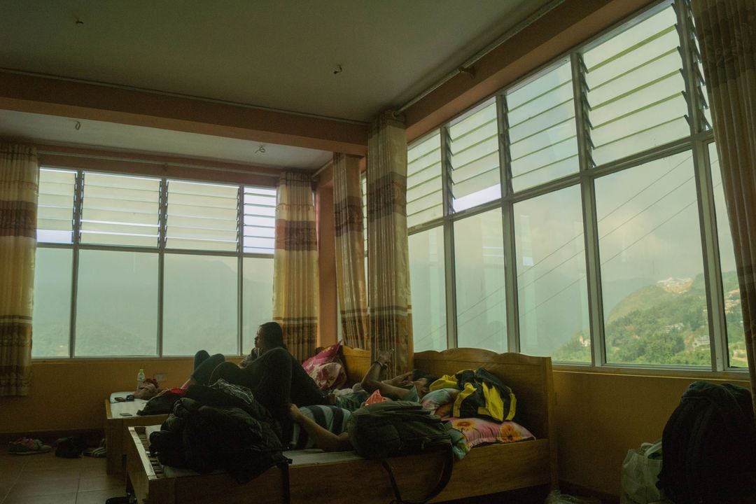 Homestay khá rộng rãi với giá 60k/người/ngày